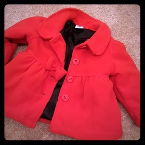 red  coat for 12-18 m